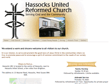 Tablet Screenshot of hassocks-urc-church.org.uk